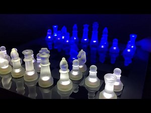 LED Glow Chess Set by LumiSource 🟡 Gadgetify