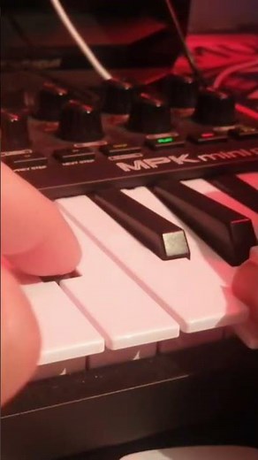 Chord's For My New Song On The Akai Professional MPK Mini Plus. #singersongwriter #recordingstudio