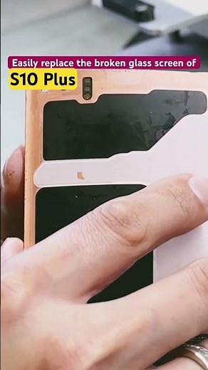 Samsung s10 plus Screen Glass Replace Easy Method #samsung #s10plus galaxy #s10plus #cellfixgeorgia