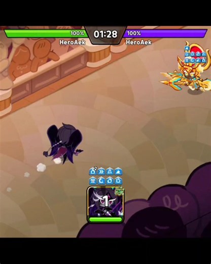Raven Night Wind Archer Cookie Vs Awakened Golden Cheese Cookie 💀 #cookierunkingdom #cookierun #crk