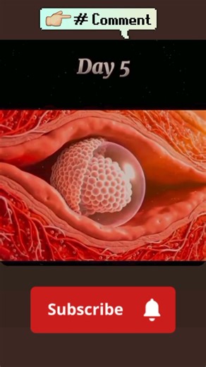 Egg Fertilization In the human body #fetalmovement #shortvideo #science