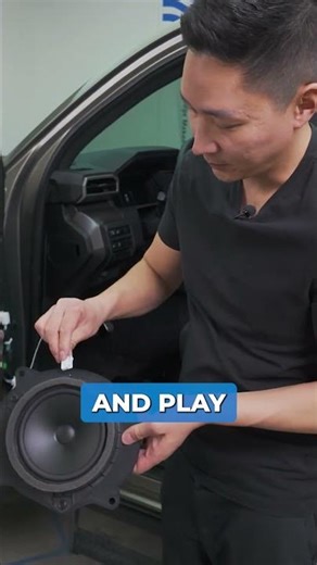 No Wiring Needed 🔊 Easiest Speaker Upgrade for Toyota #caraudio #modifiedcars #jdm #shorts
