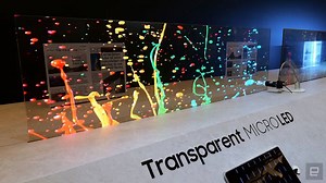 CES 2024 : Samsung dévoile le tout premier écran Micro LED transparent
