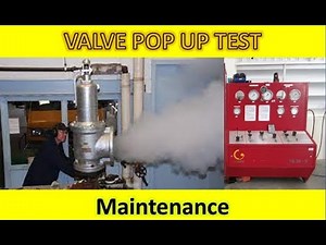 Safety valve PoP test | Poping Test | Safety valve | Calibration | Valve bench Test