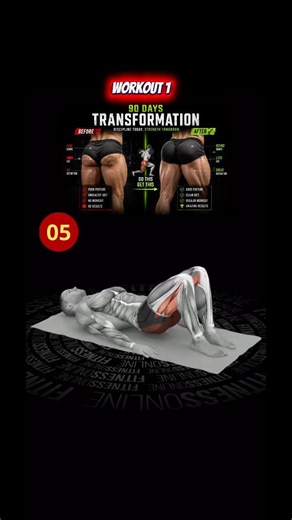 7 Moves That Will Transform Your Glutes 🍑🔥 | Try These Today #gym #homeworkout #glutes workout#