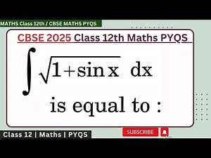 integrate sqrt(1 + sin x) dx is equal to | integrate root 1 plus sin x #integration #class12thmath