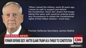Former Defense Secretary Mattis: Trump tries to divide us