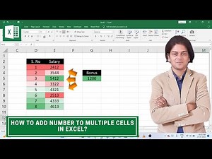 How to Add Number to Multiple Cells in Excel?