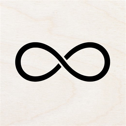 Infinity Symbol SVG Simple Infinity Loop Minimalist Cricut Laser DXF Eps PNG - Etsy