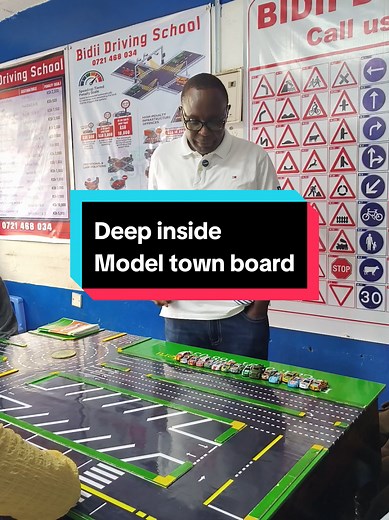 Model Town Board Road Markings in Kenya: Colors Explained