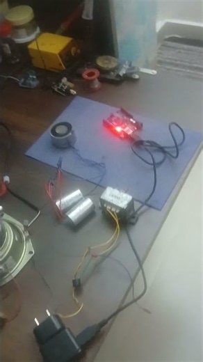 Arduino UNO, powered by Wireless power transfer - experiment (Quasi transfer for low power loads)