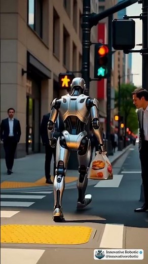 This Robot Delivers Food 🤖🍔 | Future of Delivery