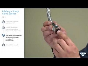 How To Install A Spray Valve Swivel