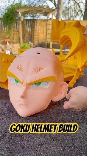 Super Saiyan Goku Helmet #3dprinting #dbz