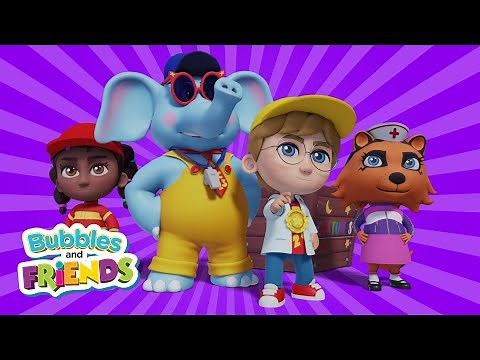 Superheroes | Bubbles and Friends learn the importance of Community Helpers