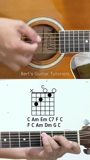 74K views · 552 reactions | somewhere over the rainbow guitar chords #guitarlessons #guitartutorial | Bert's Guitar Tutorials | Facebook