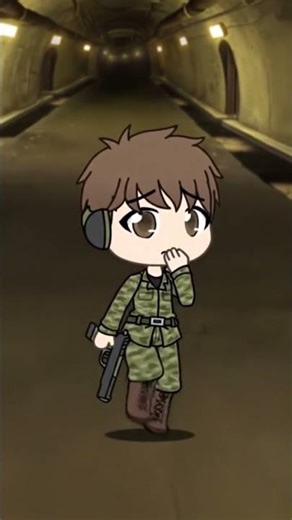 He’s the soldier… but he’s the one scared 💀