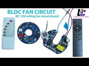 BLDC DC 12V ceiling fan circuit board/Ceiling Fan 60W AC DC Kit Remote Control bldc ceiling fan