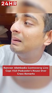 A team of Mumbai Police today visited the residence of YouTuber Ranveer Allahbadia, also known as the BeerBiceps Guy, following the controversy surrounding his comments on comedian Samay Raina’s show ‘India’s Got Latent’. Multiple complaints have been filed against 31-year-old Allahbadia, who had apologised on Monday after massive backlash. A case has also been filed against other contestants on the show, including Samay Raina and Apoorva Mukhija, known as the ‘Rebel Kid’ on social media. The ep
