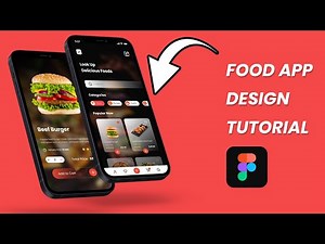 Food App Design Figma Tutorial UX/UI (2021) - part 1