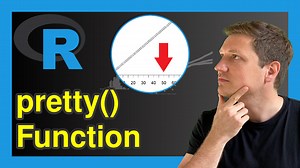 R pretty Function | 3 Examples (Interval Sequence & Set Plot Axis Labels)