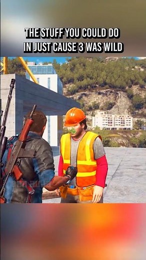 The stuff you could do in Just Cause 3 was wild #justcause #gaming #justcause3
