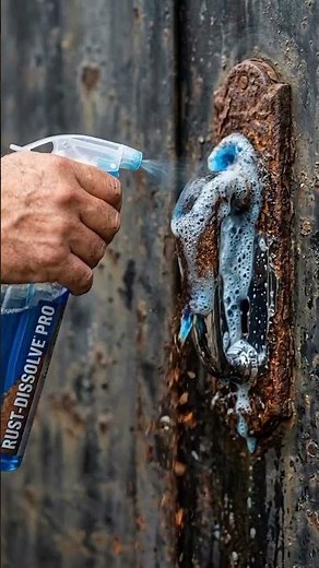 Instant Rust Removal with Spray 🤯 | Satisfying Cleaning Transformation