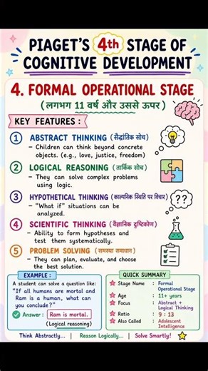 Formal operational stage .