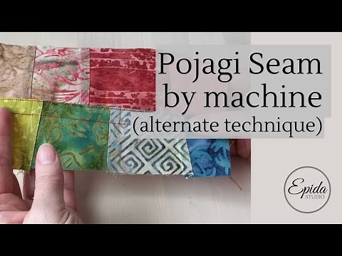 Alternate Pojagi Seam Technique