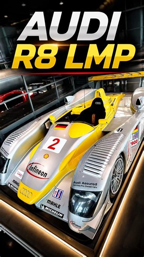 Audi R8 LMP: The Le Mans Legend That Dominated Endurance Racing! 🏁 #shorts