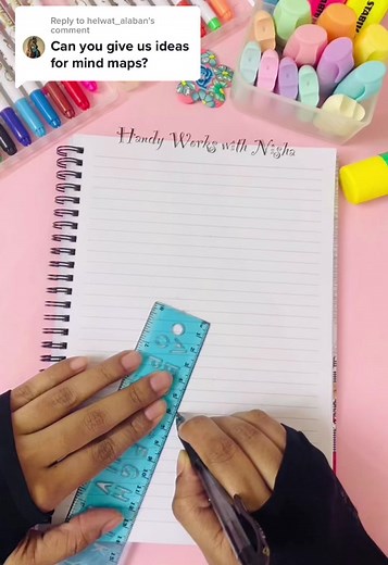 Creative Mind Map Ideas for Art and Notes Decoration