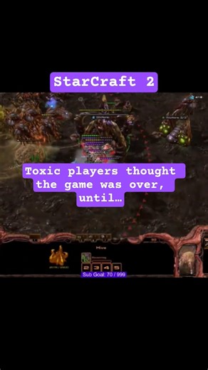 They were sure it was over… but not just yet. ☠️ #starcraft2 #zerg #gamingvideos