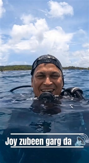 Joy zubeen garg da ZubeenGarg ✨ scuba diving rip Singapore mission #zubeen_garg #zubeengarg 🔊😭✅