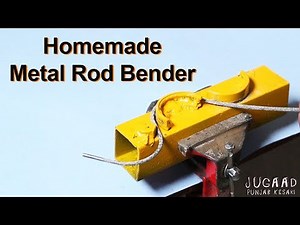Homemade Metal Rod Bender