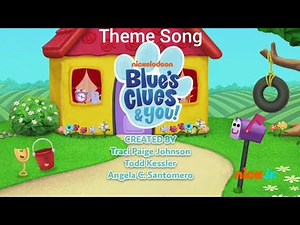 Pistas de Blue y tú Blue's Clues & You intro on Nick Jr Latin America with audio in English/inglés