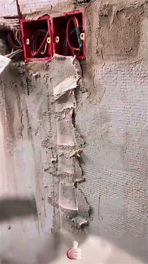 Quick Repair Process for Pre-embedded Cable Trunking 🧱🔧📏🚧
