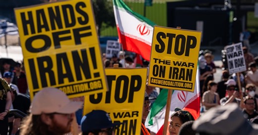 Demonstrators take to streets of Los Angeles after U.S. and Israeli airstrikes on Iran