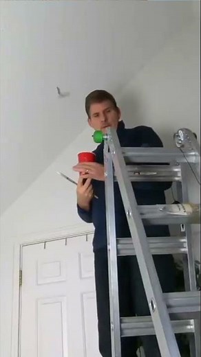 Do Not Paint ENTIRE Ceiling | fix paint stain on ceiling