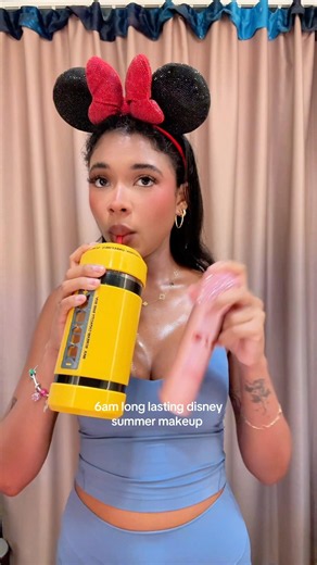 6AM DISNEY MAKEUP ROUTINE #makeup #softglamlook #beauty #makeupreview #disneyworld #disney