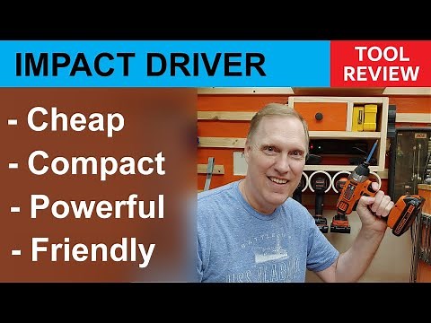 BLACK & DECKER BDCI20C 20 Volt Impact Driver Review