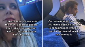 Plane passenger goes viral as she asks TikTok to identify mystery celeb