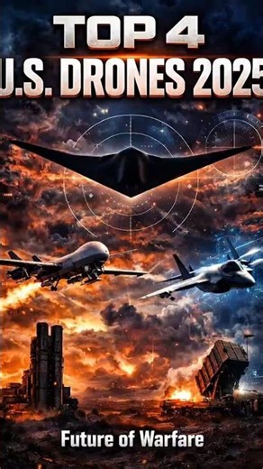 Top 4 U.S. Drone Technologies in 2025 | America’s Deadliest UAVs #modernwarfare