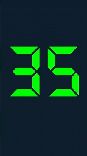35 seconds digital timer