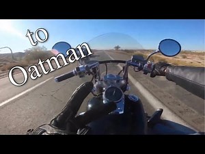 Road trip on Honda Shadow 750 to Oatman