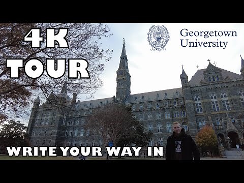 Georgetown University Tour [4K] + Admissions Tips #georgetown #collegetour #collegeadmissions