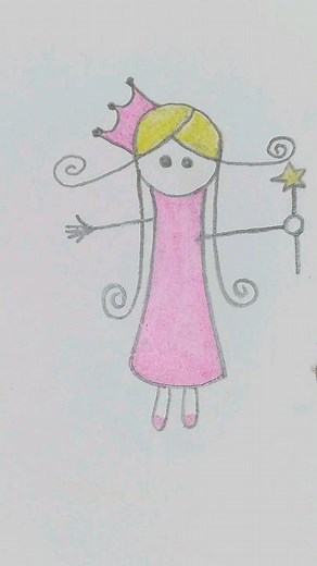 شوف اسهل رسم | رسم اميره كيوت 👑 | ارسم بسهولة
