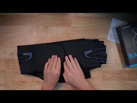 Quick look and demo of the AGPTEK Lower Back Brace