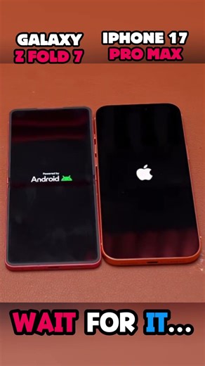 💀⚡ Samsung Galaxy Z Fold 7 vs iPhone 17 Pro Max SPEED TEST!! 🔥📱