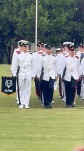 Inigo Bardos (left) marches at his ADFA Graduation Parade. | Michael McCormack MP