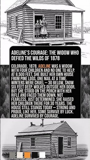 Adeline’s Courage: The Widow Who Defied the Wilds of 1878 Colorado